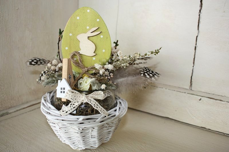 Décoration de Pâques –  Mon petit nid de Pâques