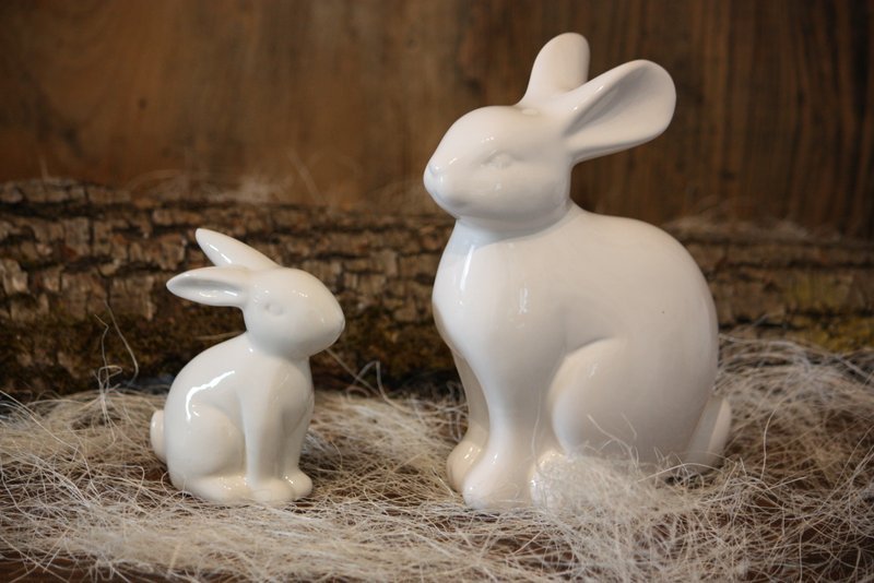 Personnage de Pâques – Le lapin blanc