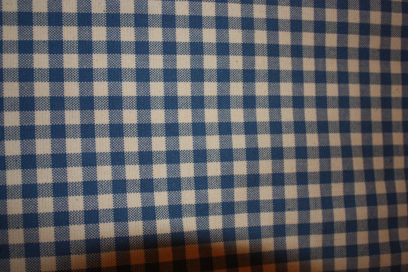 Tissu au mètre – Vichy bleu et blanc