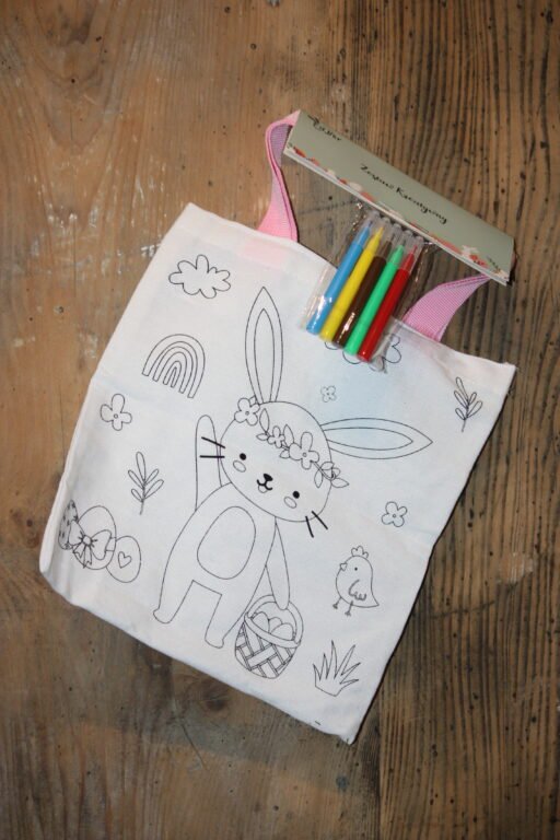 PETIT SAC DE PÂQUES A COLORIER