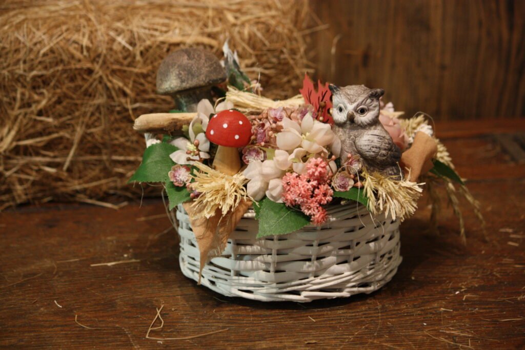 Décoration automnale – Le petit hibou en automne