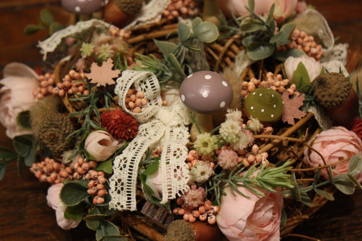 Couronne d'Automne - Les petits champignons et les petits glands – Image 3