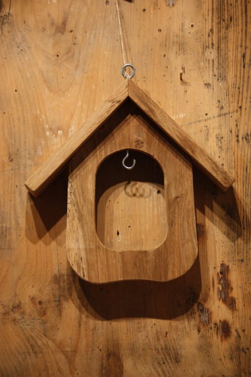 Mangeoire - Mangeoire en forme de maison pour oiseaux