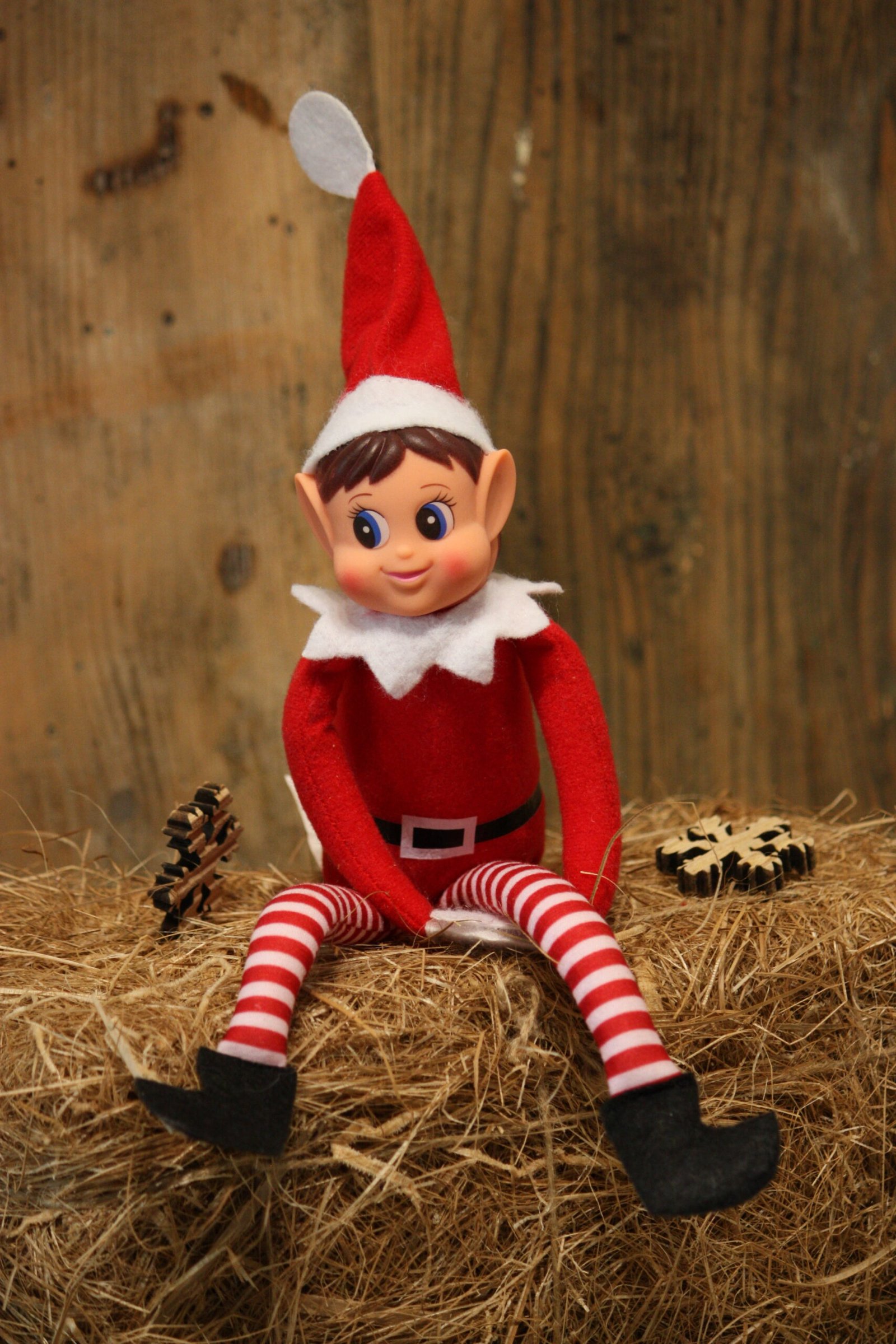 Personnage de Noël - Petit lutin farceur fille