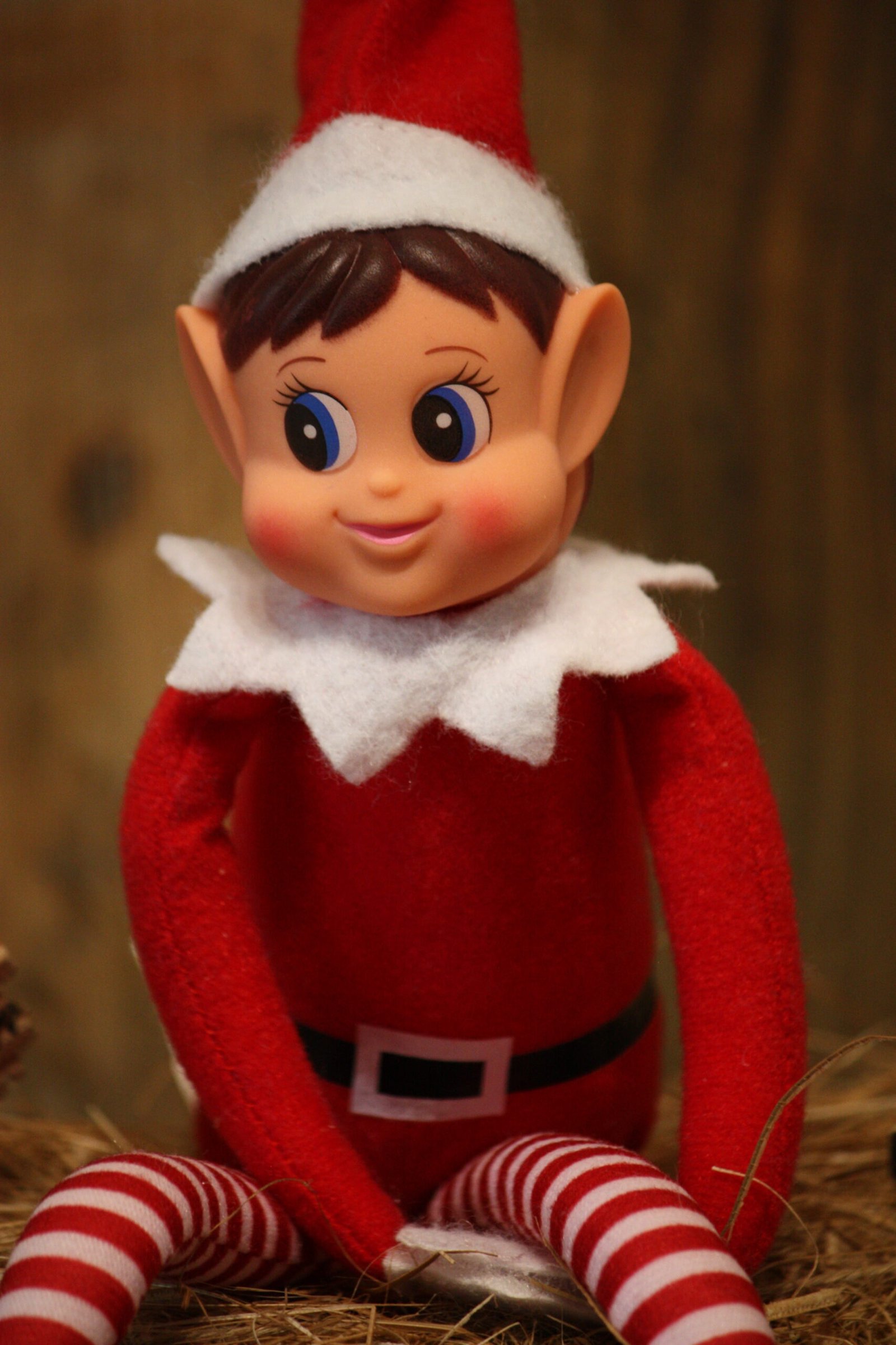 Personnage de Noël - Petit lutin farceur fille – Image 3