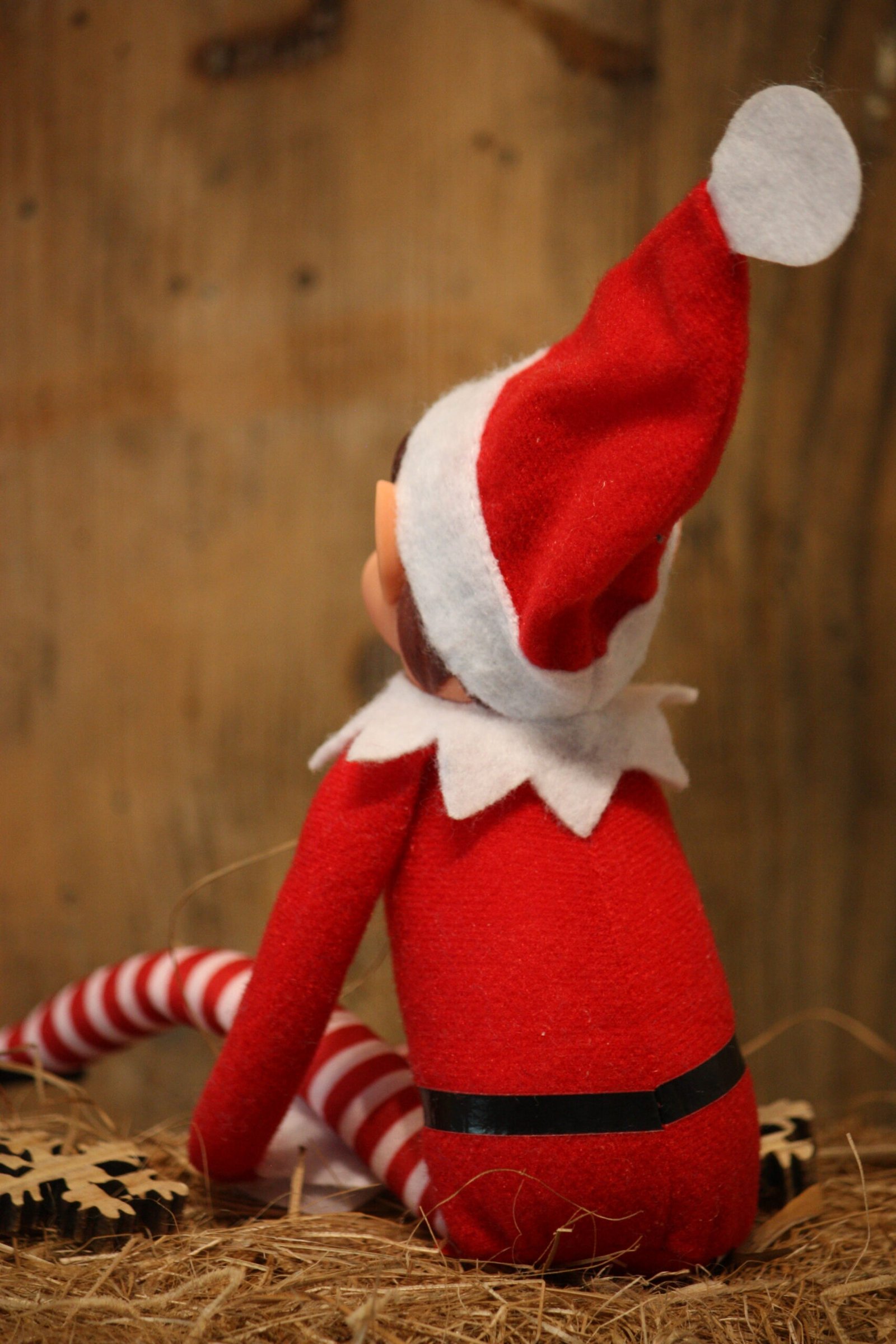 Personnage de Noël - Petit lutin farceur fille – Image 4