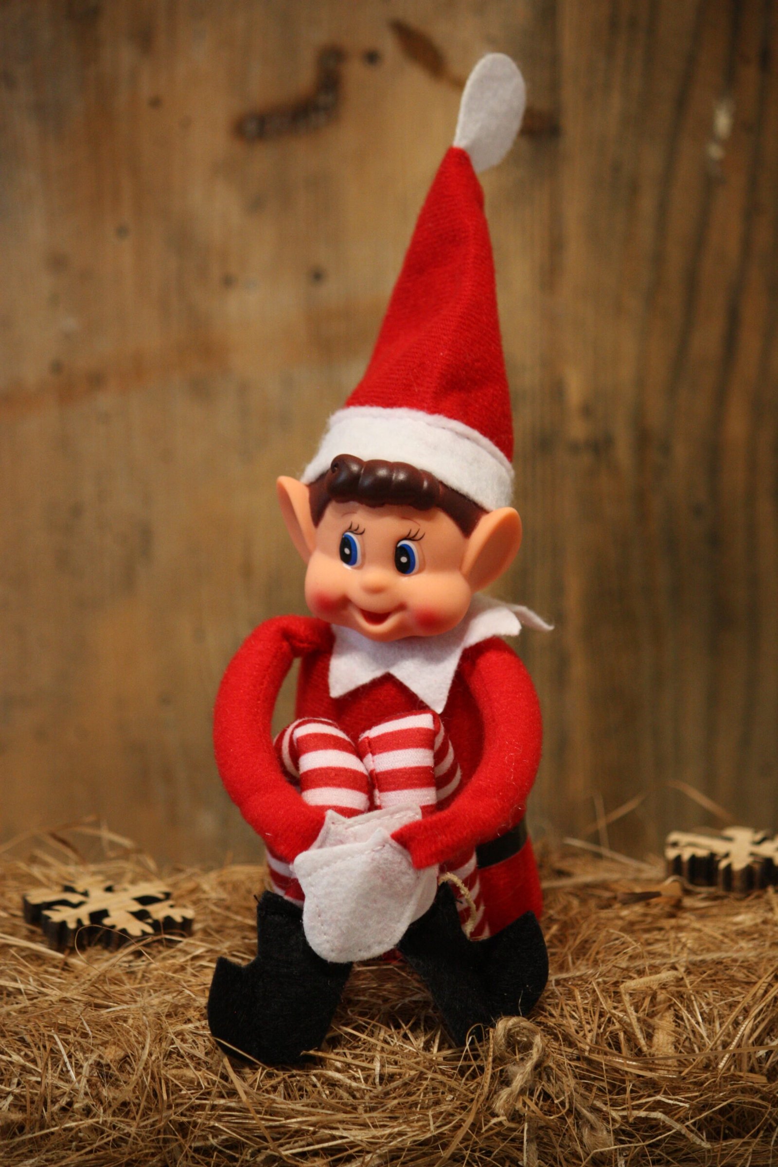 Personnage de Noël - Petit lutin farceur garçon