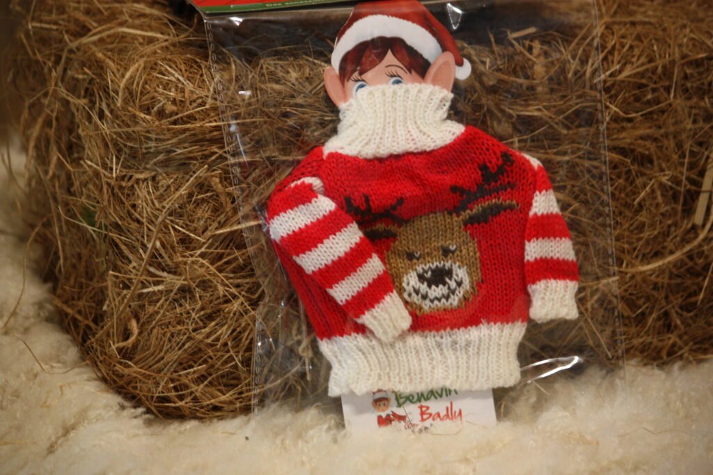 Personnage de Noël – Pull de Noël pour petit lutin farceur – Renne