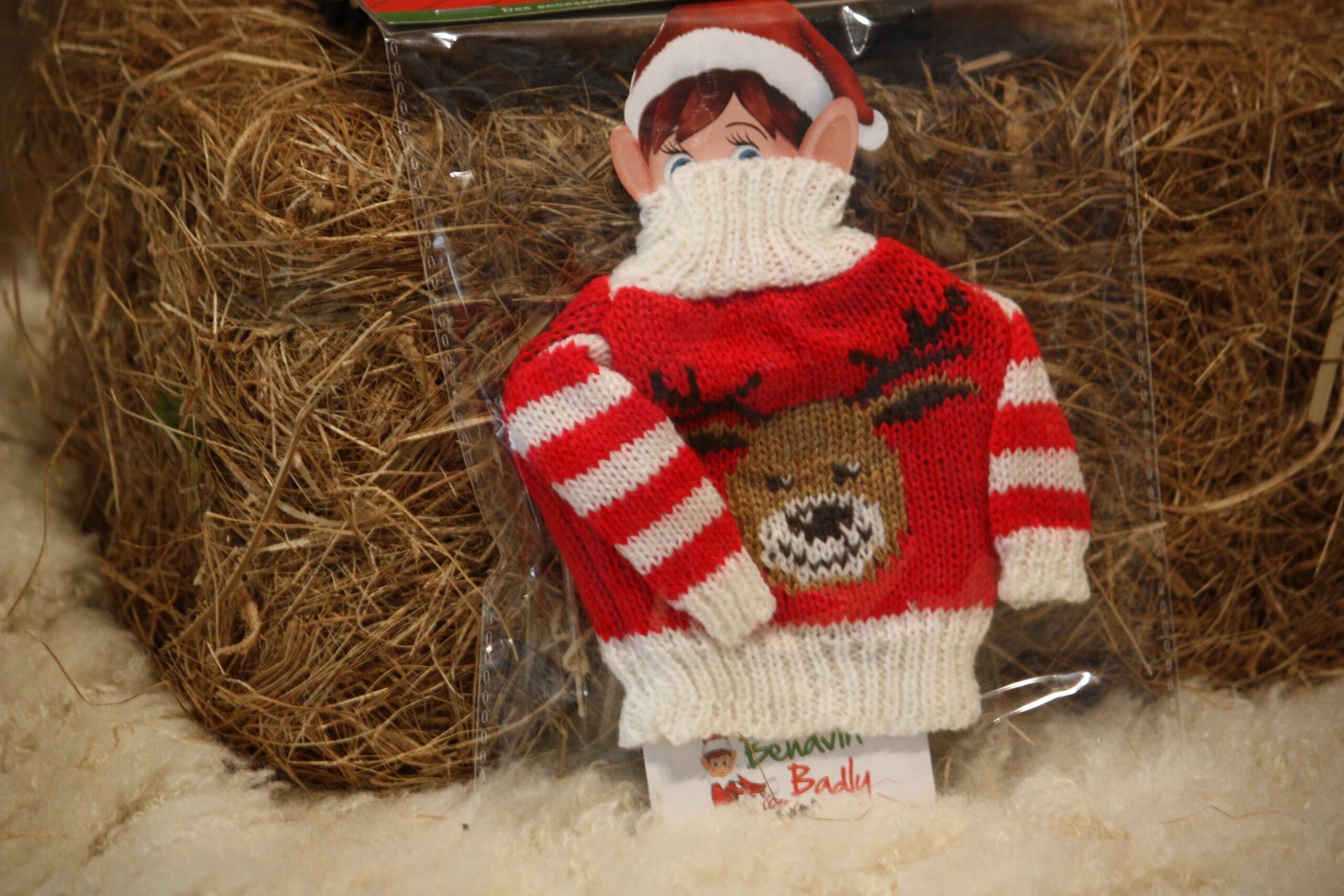 Personnage de Noël - Pull de Noël pour petit lutin farceur - Renne