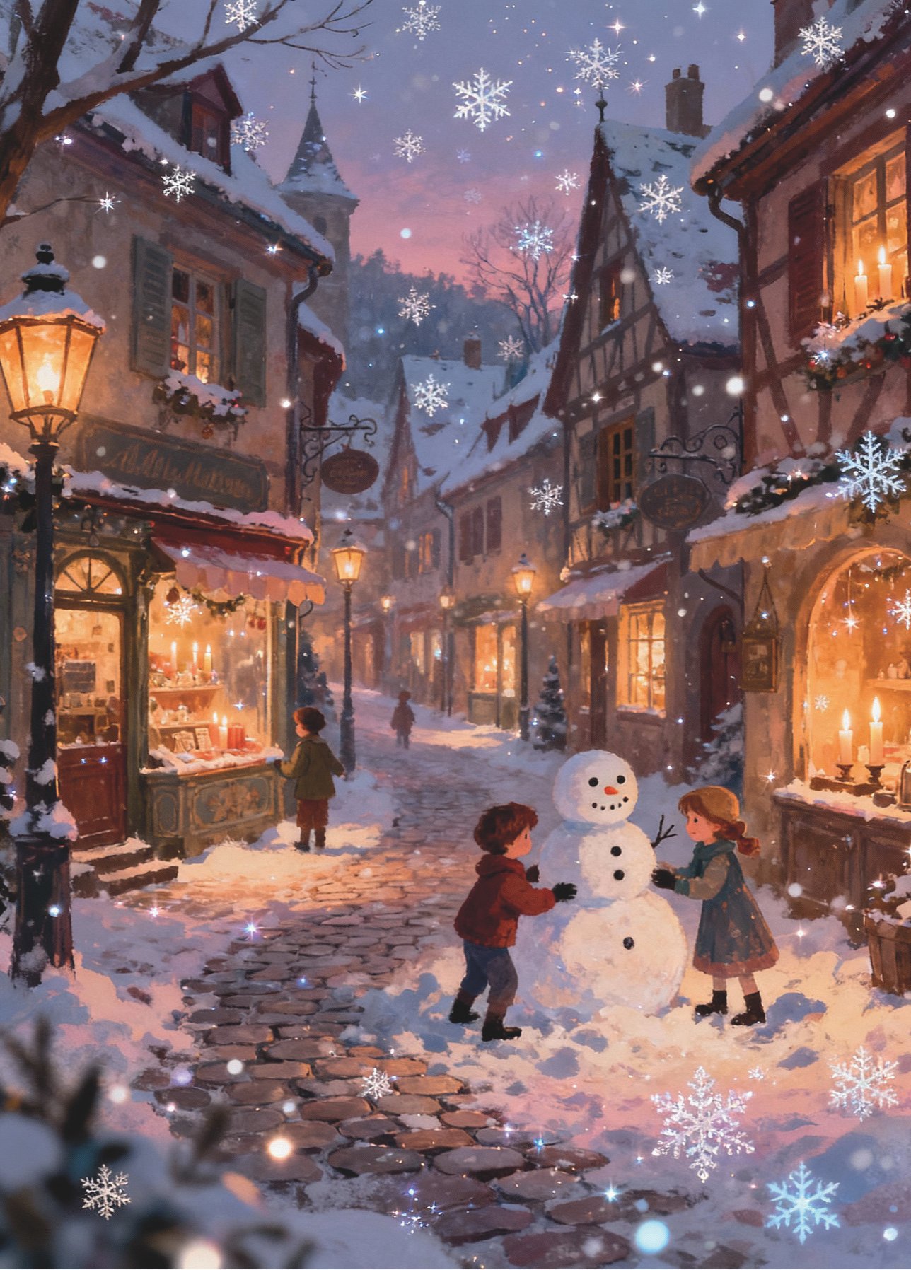 Carte de voeux - L'hiver en Alsace – Image 3