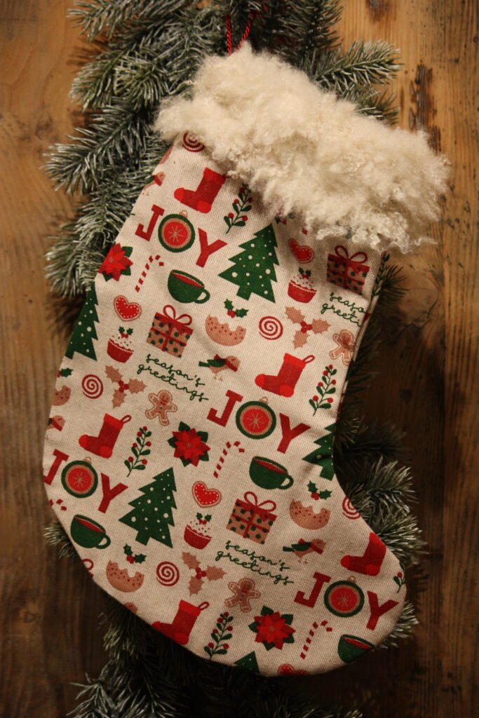 Suspension de Noël – La chaussette de noël à suspendre