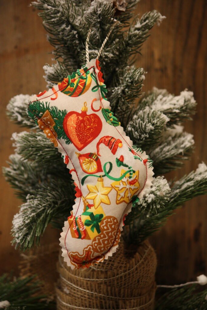 Suspension de Noël – La petite chaussette aux lutins