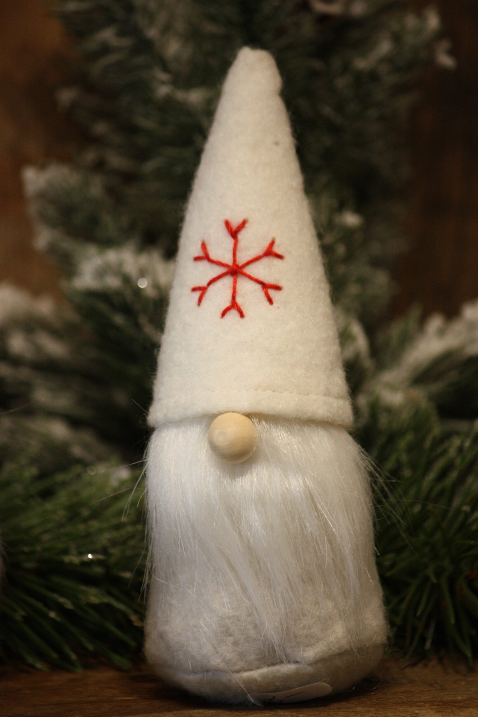 Lutin - Le petit lutin au bonnet blanc avec un flocon de neige – Image 2