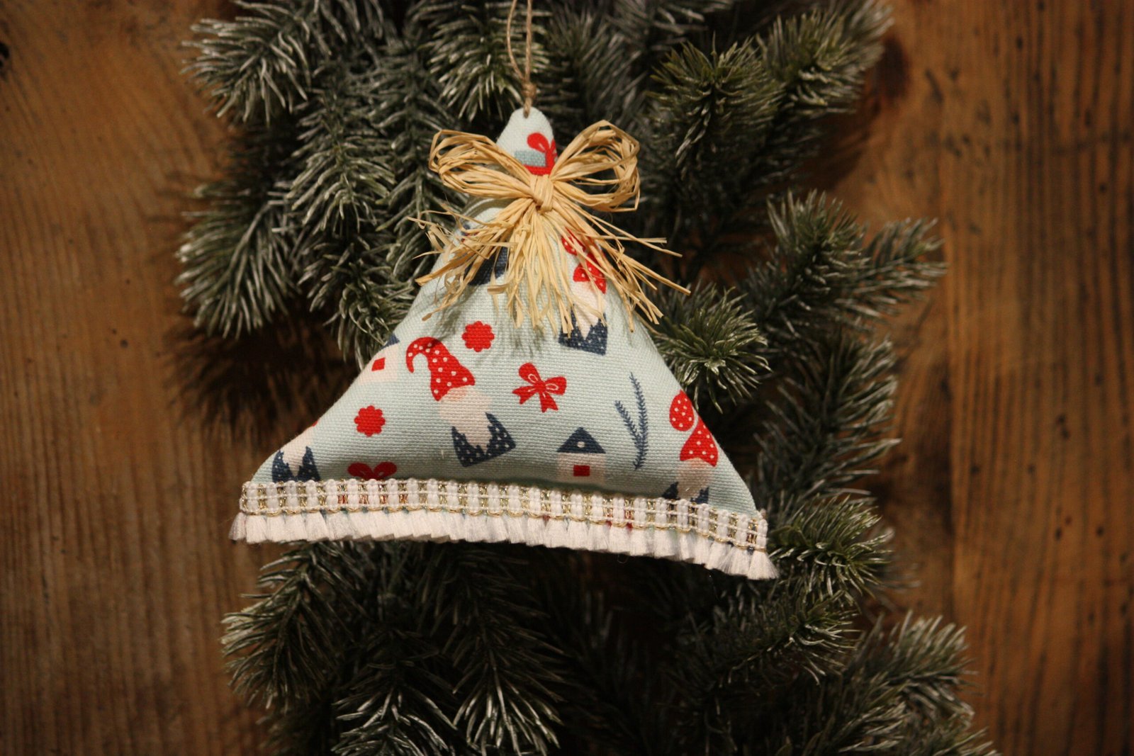 Suspension de Noël - Mon beau petit sapin bleu