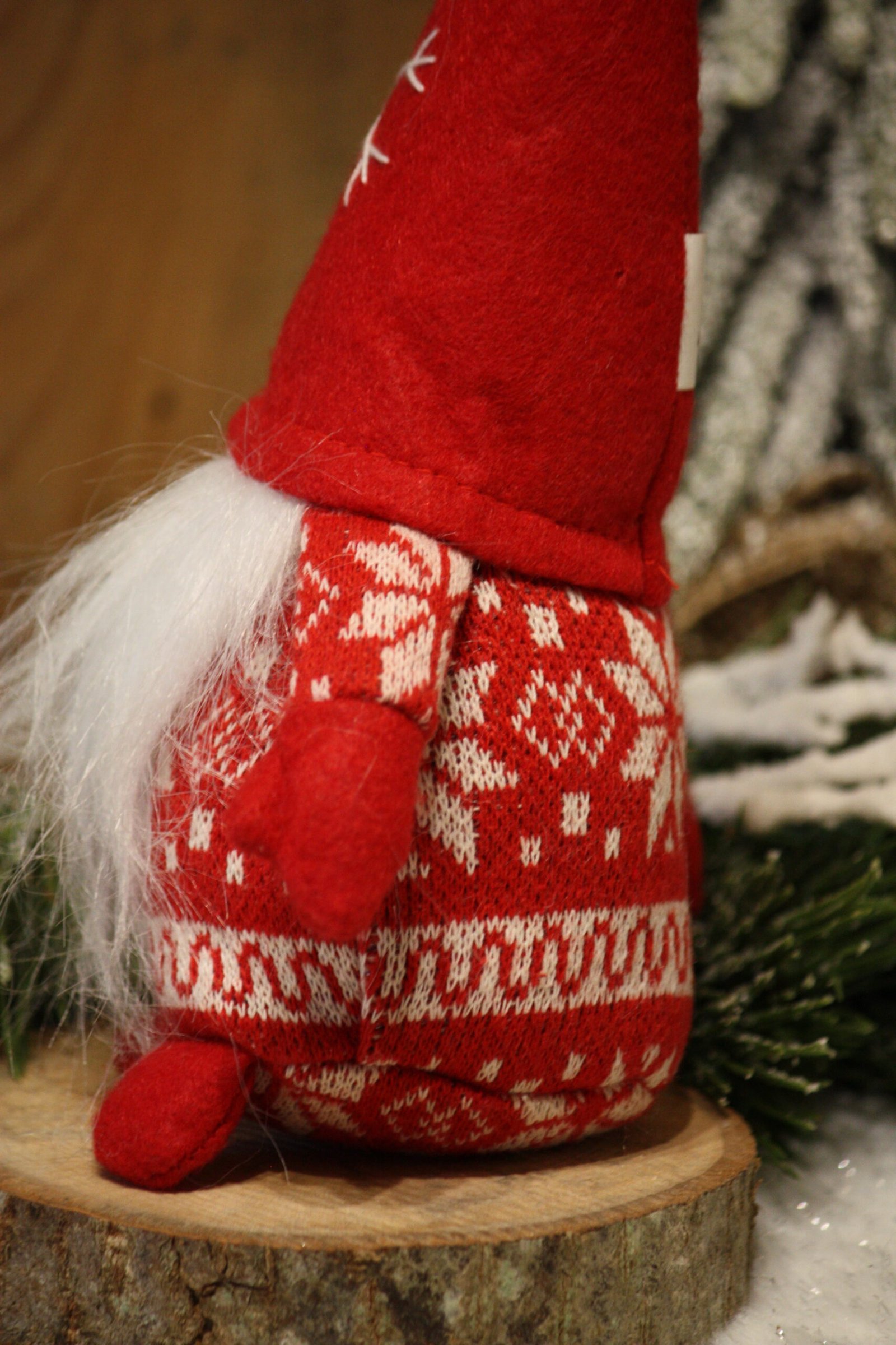 Lutin - Le lutin au bonnet rouge avec un flocon de neige – Image 2