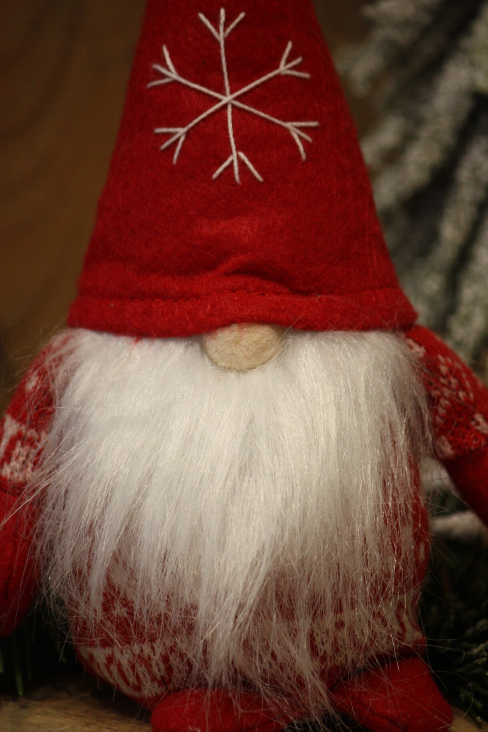 Lutin - Le lutin au bonnet rouge avec un flocon de neige – Image 4