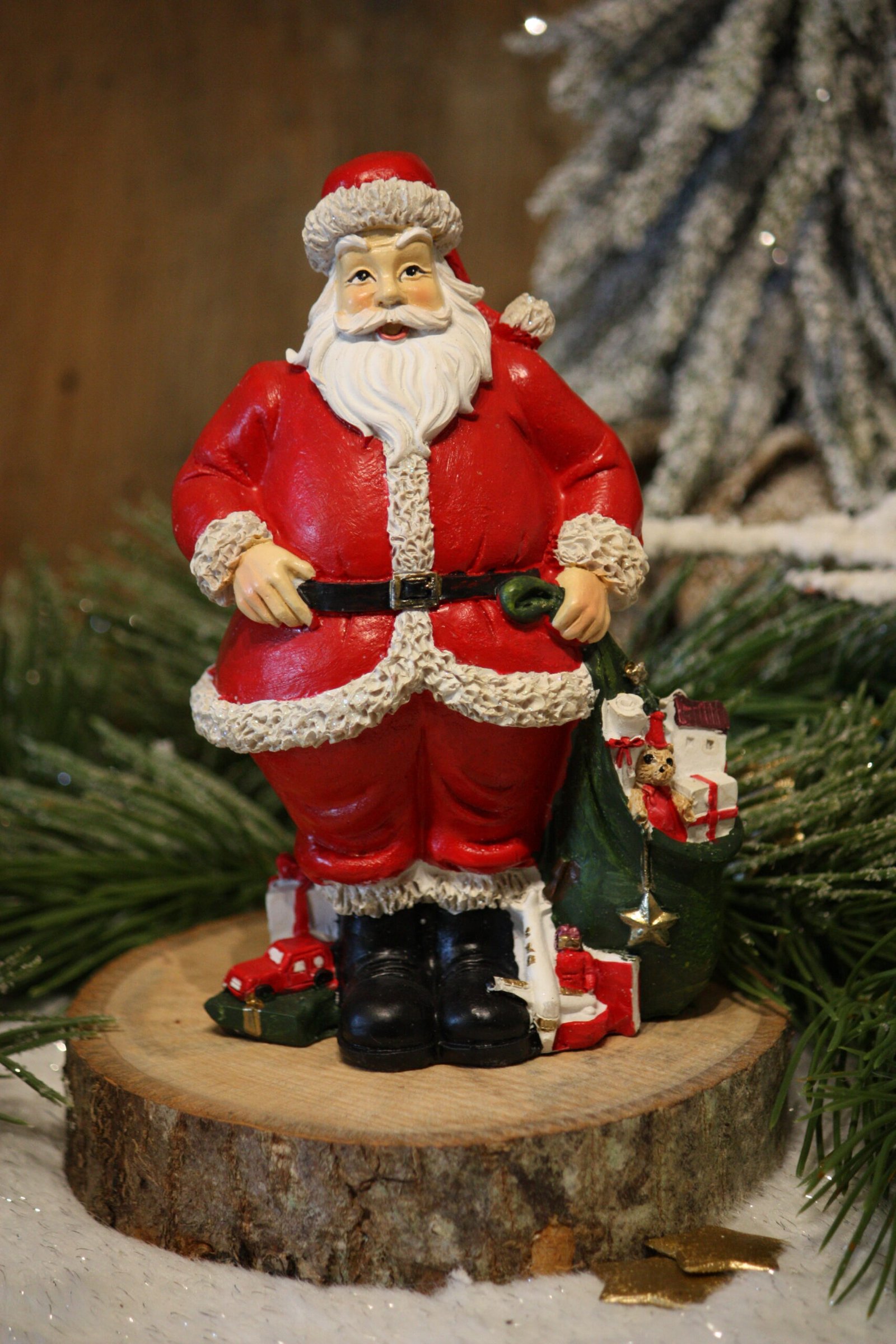 Personnage de Noël - Le père noël avec ses jouets