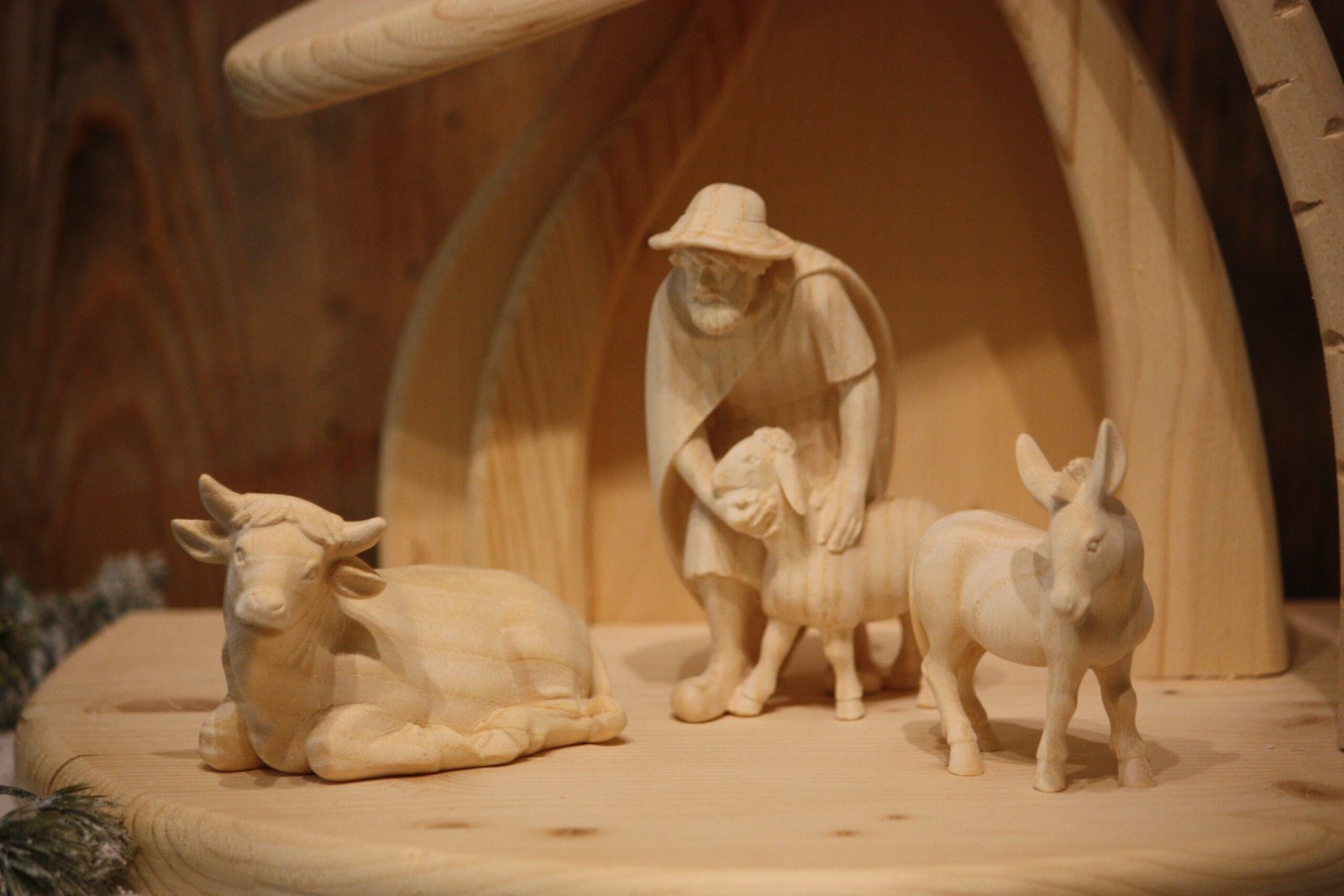 Crèche - La nativité à l'ombre du petit palmier – Image 3