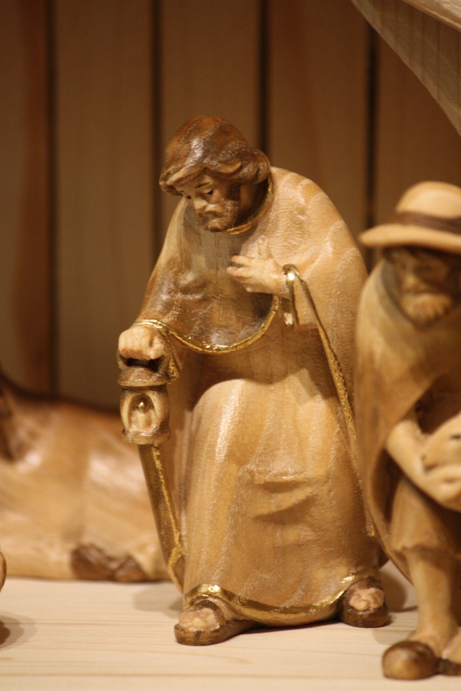Crèche - La petite étable + la tendre famille avec le berger – Image 6
