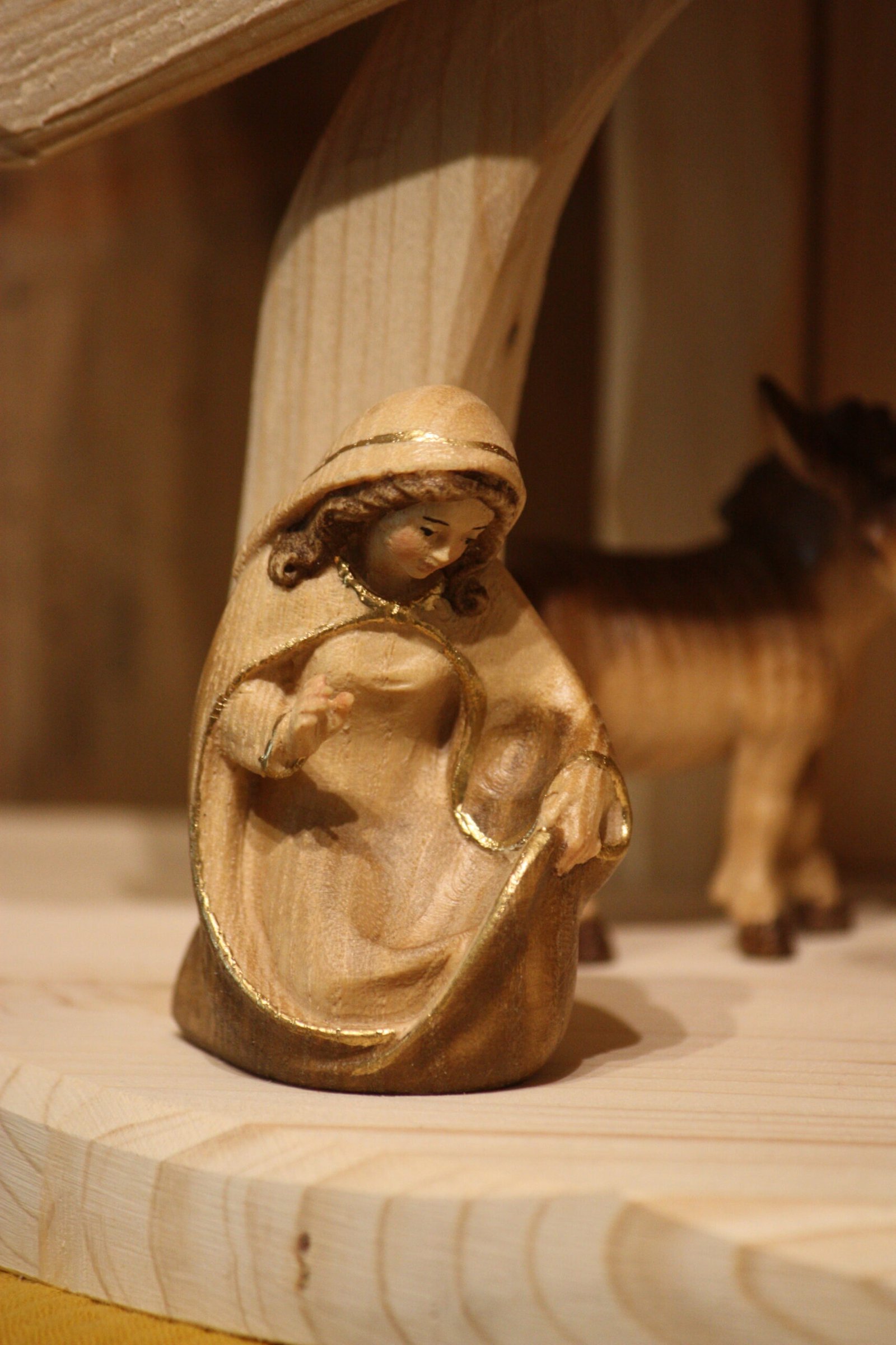 Crèche - La petite étable + la tendre famille avec le berger – Image 7
